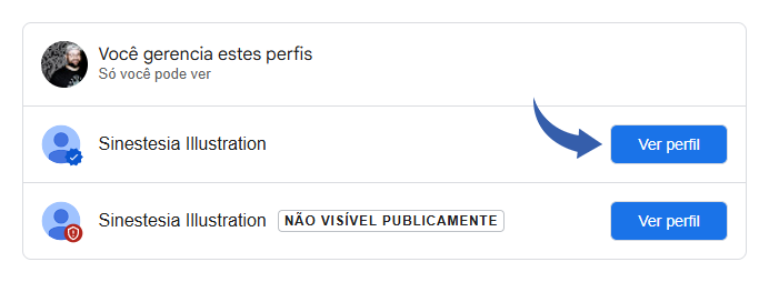 entre-em-sua-conta-GMB-para-fazer-alterações Selecionando o perfil google meu negocio para fazer a alteracao