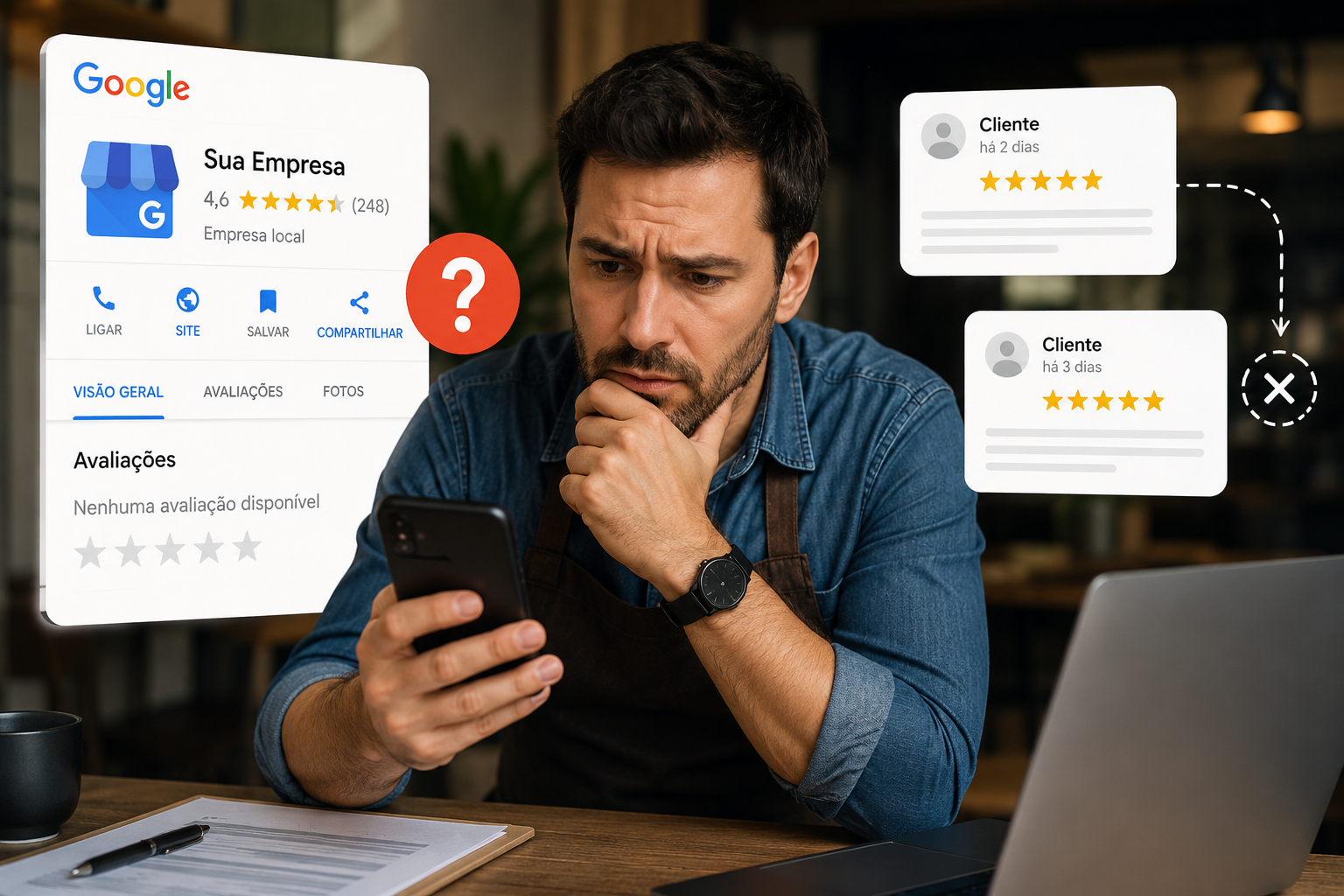 avaliações google meu negócio Avaliações do Google